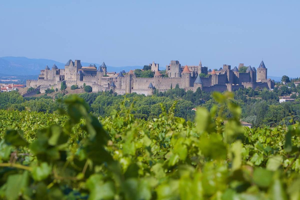 Tout Confort ! Calme, Climatisation, Parking Gratuit, Grande Terrasse, Ascenseur, Wifi Apartment Carcassonne Luaran gambar